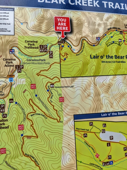 Bear Creek Trail map