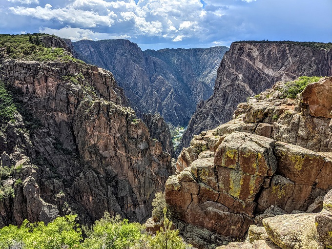 Black Canyon of the Gunnison National Park - Approaching Painted Wall View