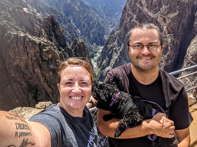 Black Canyon of the Gunnison National Park - Family selfie