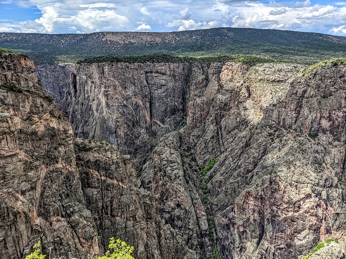 Black Canyon of the Gunnison National Park - View at Devil's Overlook 1