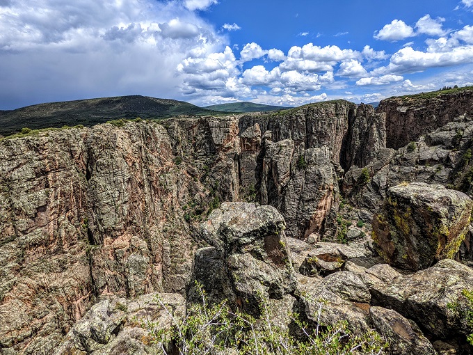 Black Canyon of the Gunnison National Park - View at Devil's Overlook 2