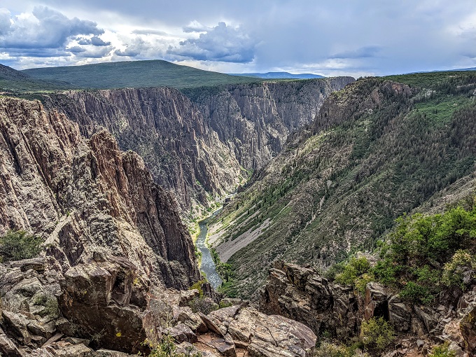 Black Canyon of the Gunnison National Park - View from Pulpit Rock Overlook