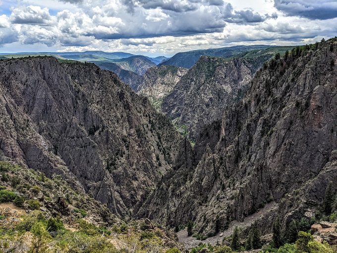Black Canyon of the Gunnison National Park - View from Tomichi Point