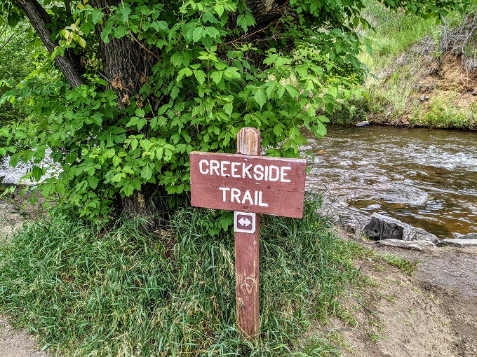 Creekside Trail marker