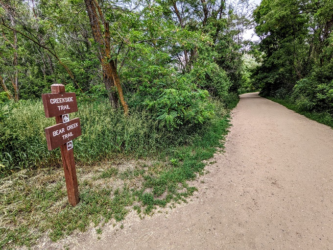 Joining the Bear Creek Trail