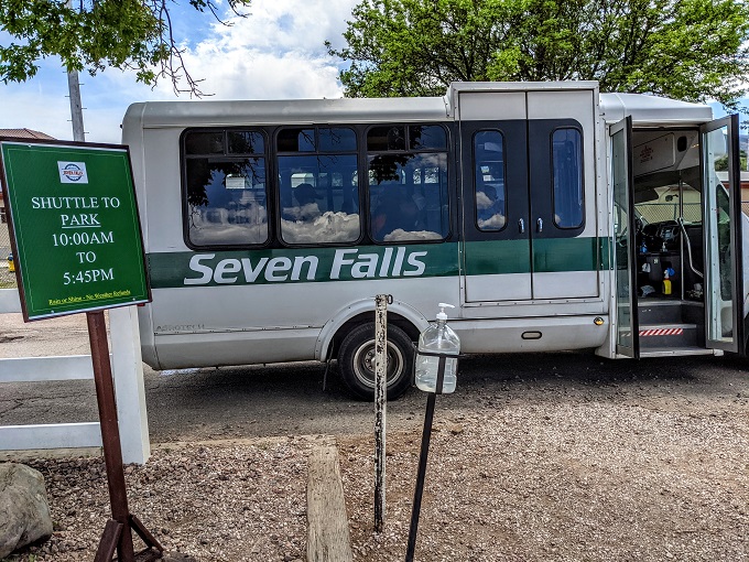 Seven Falls shuttle