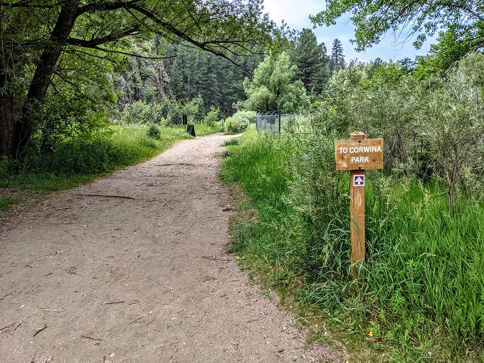 Trail to Corwina Park