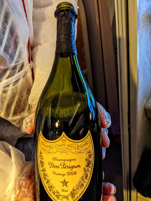 Emirates First Class - 2008 Dom Perignon Champagne
