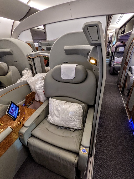Emirates First Class - Seat 1E