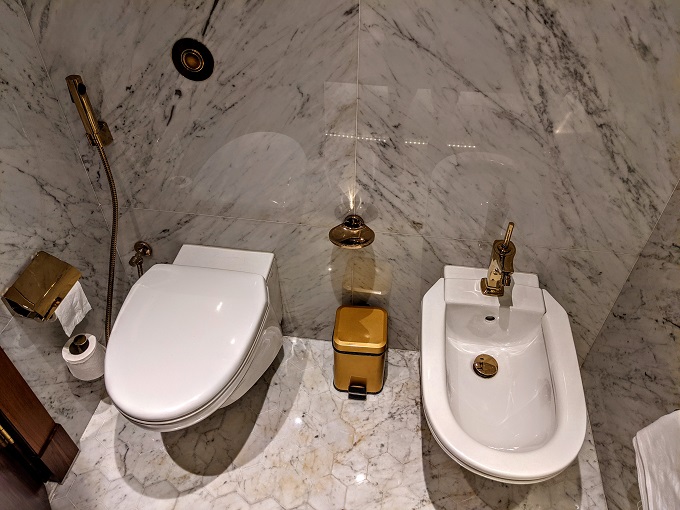 Grand Hyatt Dubai - Powder room toilet & bidet