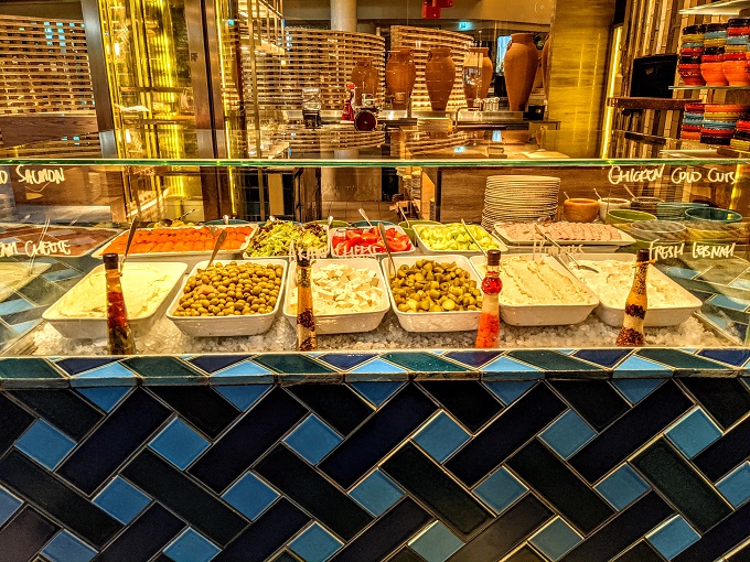 Grand Hyatt Dubai - Smoked salmon, cold cuts, olives, salad & more