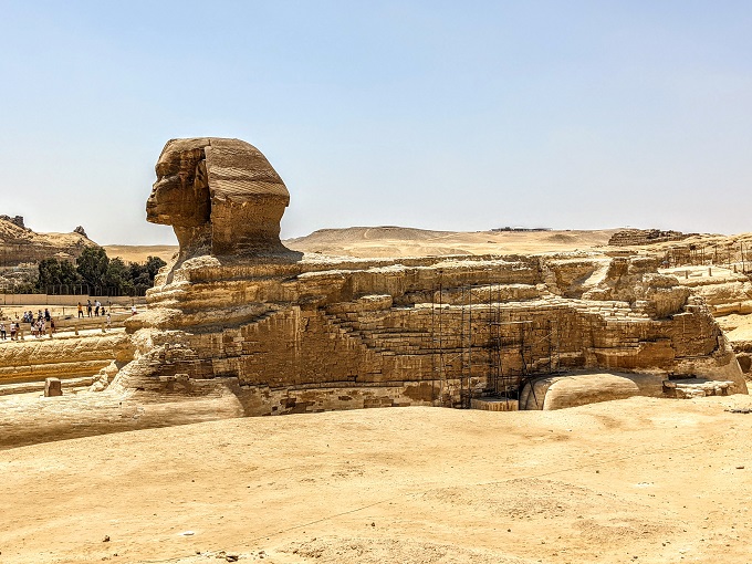 Great Sphinx of Giza from the side