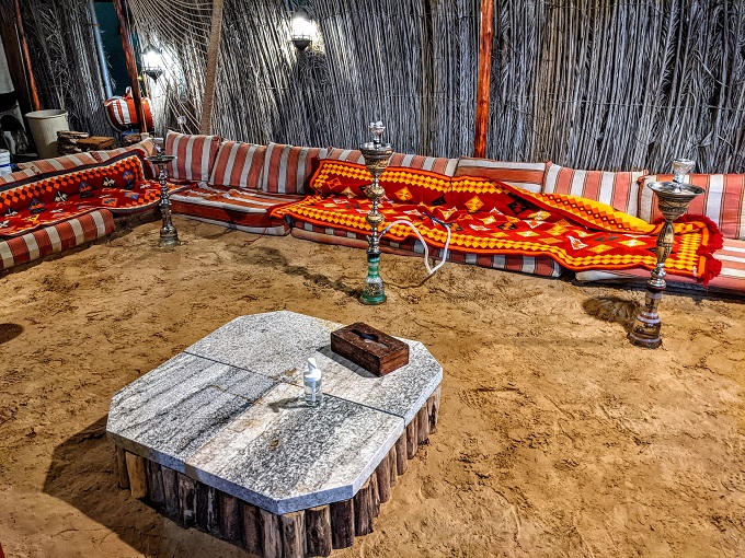 OceanAir Travels Desert Safari - Shisha lounge