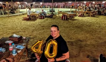 OceanAir Travels Desert Safari - The birthday girl