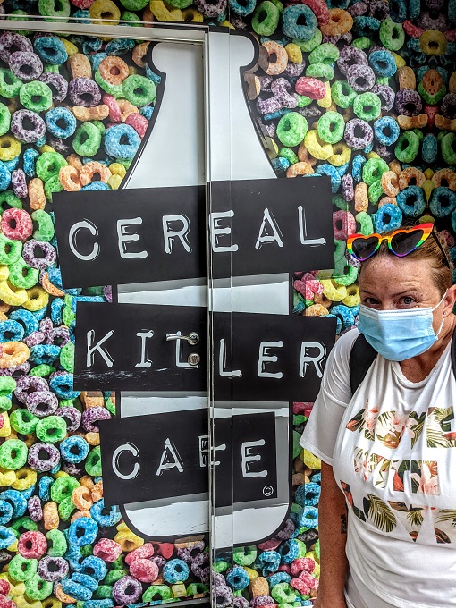 Shae at the Cereal Killer Cafe
