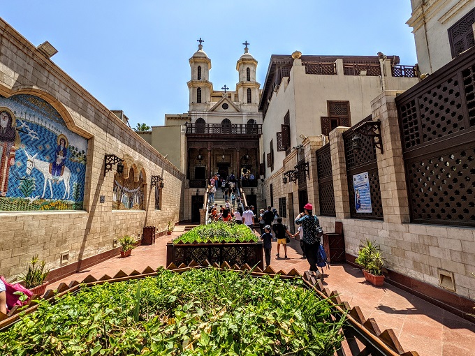 Ruins of the wall of Fortress of Babylon next to Coptic Museum in old  Cairo, Egypt Stock Photo - Alamy