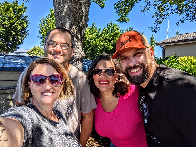 The four of us in Seattle
