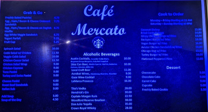 Hilton Chicago O'Hare Airport - Caffe Mercato menu 1
