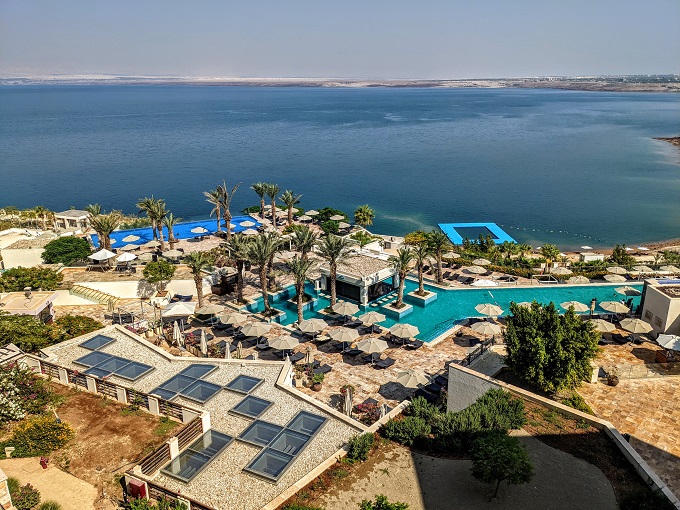 Hilton Dead Sea Resort & Spa, Jordan - Dead Sea & resort during the day
