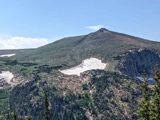 Ice patch at Rocky Mountain National Park