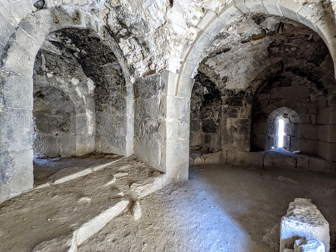 Inside Shobak Castle in Jordan