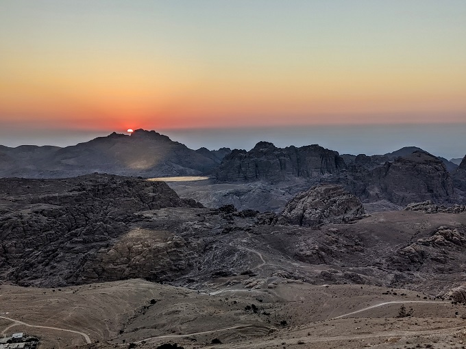 Petra Marriott, Jordan - Sunset view from our room