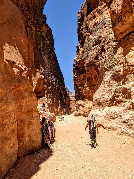 Petra - Trail leading to the Street of Facades