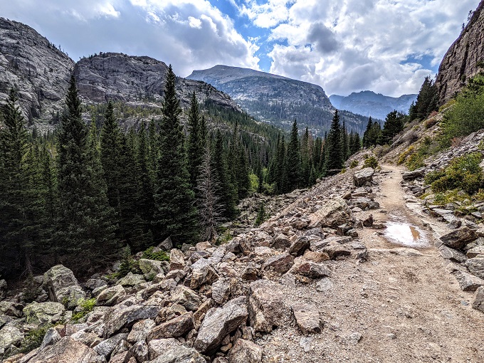 Rocky Mountain National Park - Beautiful view along the Glacier Gorge trail