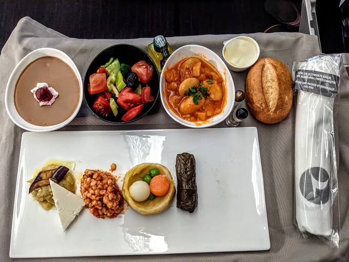 Turkish Airlines Business Class IST-ORD - Arrival meal