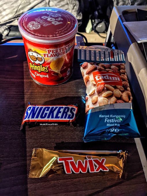Turkish Airlines Business Class IST-ORD - Snacks
