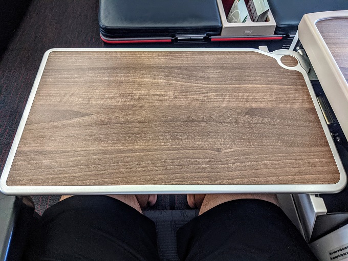 Turkish Airlines Business Class IST-ORD - Tray table