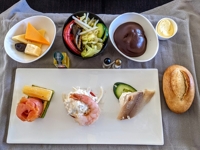 Turkish Airlines Business Class IST-ORD - Turkish Airlines business class meal