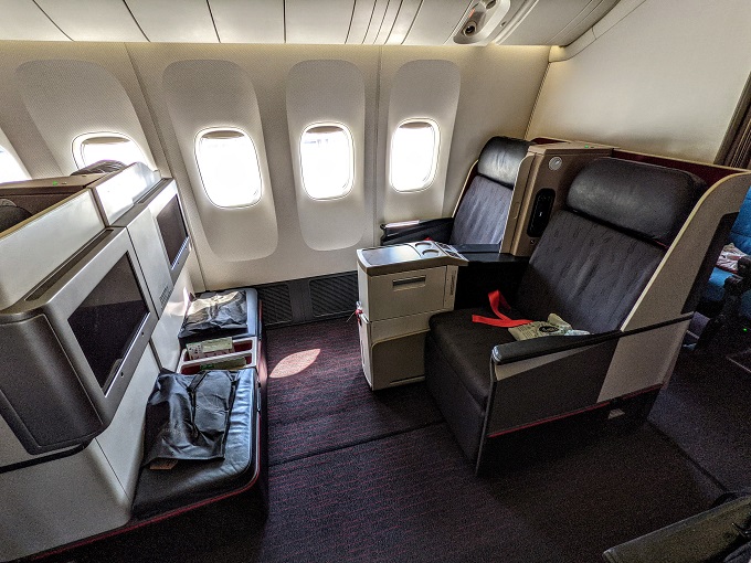 Turkish Airlines Business Class IST-ORD window seating