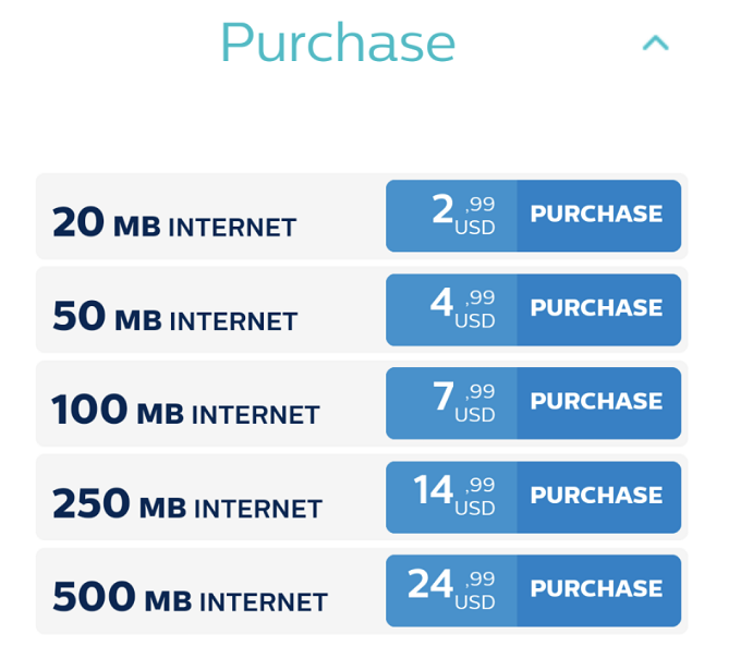 Turkish Airlines internet pricing