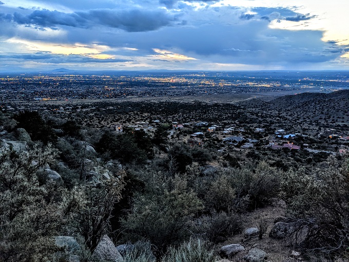 Albuquerque at sunset