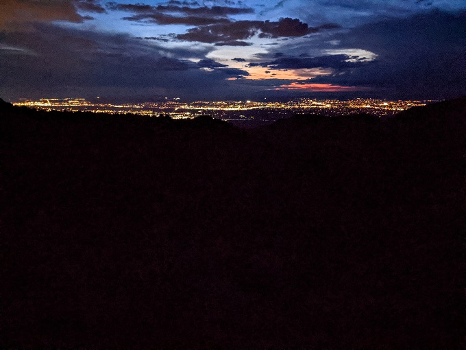 Albuquerque in the dark