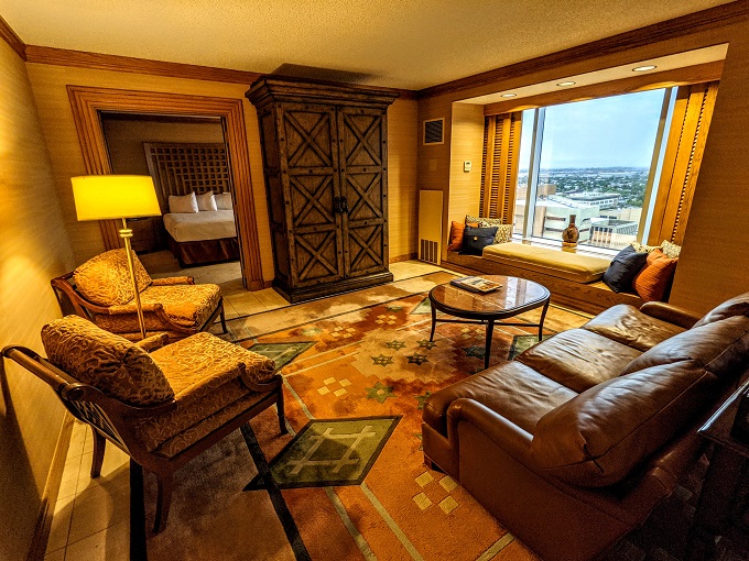 Living room of the Presidential Suite