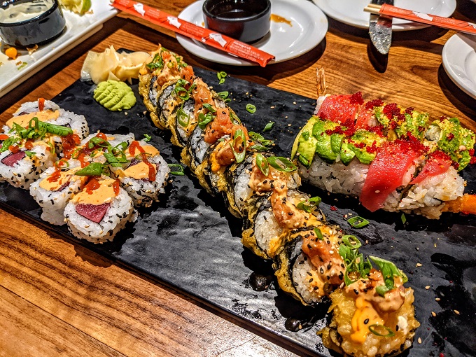 Sushi from Smokin Fins Arvada