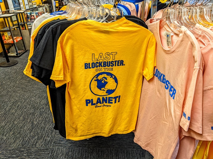 Last Blockbuster On The Planet t-shirt