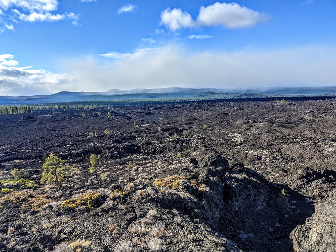 Lava field view from Phil Brogan Viewpoint