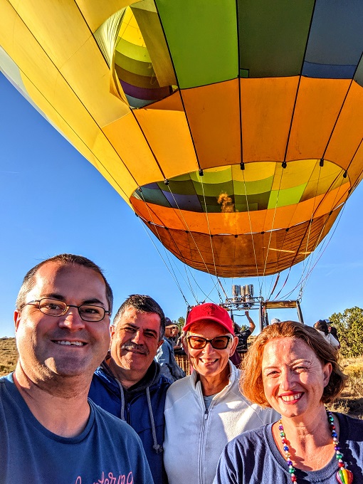 We all loved our hot air balloon flight