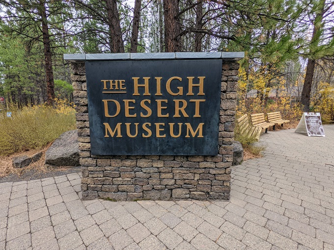 High Desert Museum entrance sign
