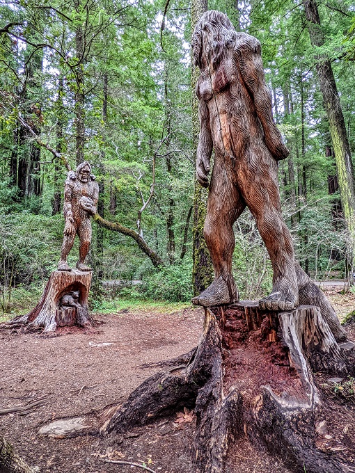 Sasquatch wood carvings 1
