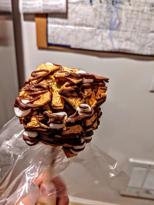 S'mores caramel apple from Rocky Mountain Chocolate Factory
