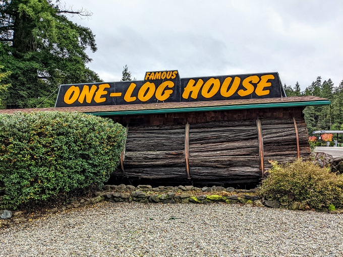 One Log House in Garberville, CA