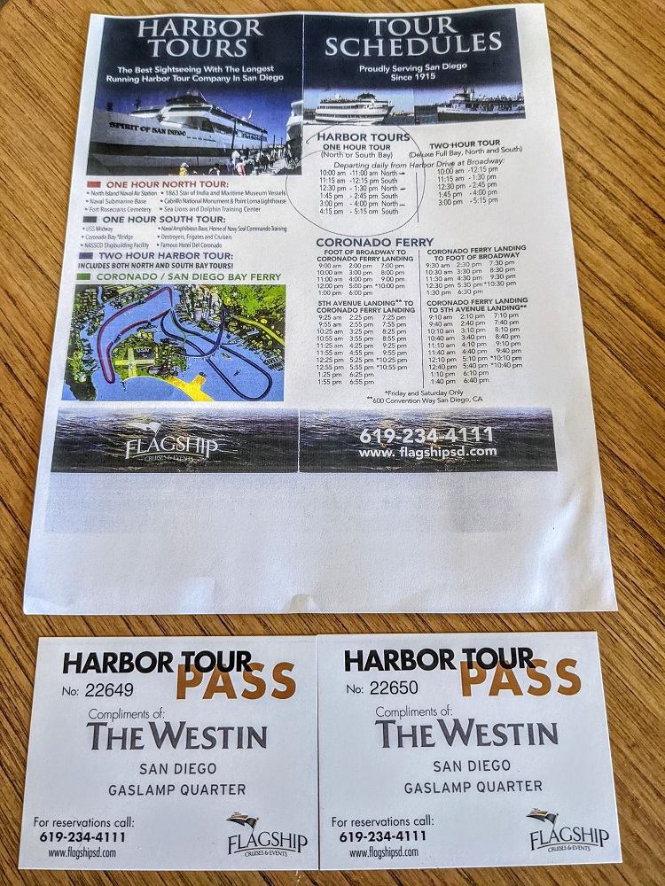 Westin San Diego Gaslamp Quarter - Harbor Tour coupons
