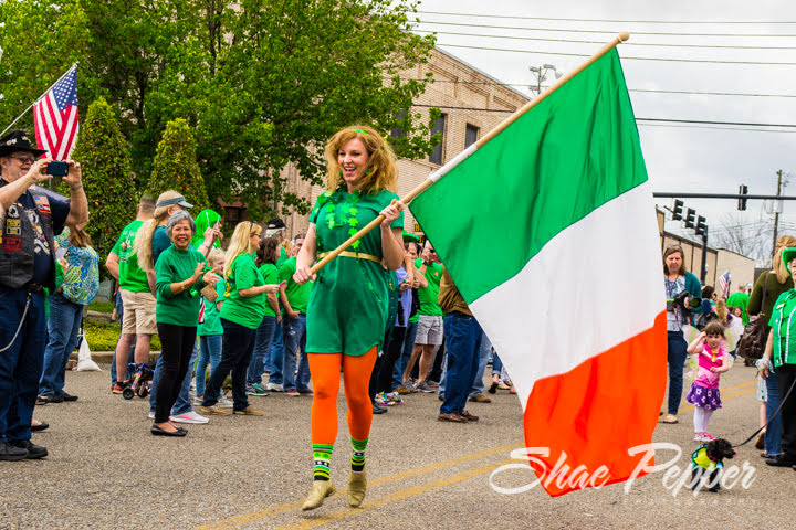 World's Smallest St Patrick's Day Parade in Enterprise, AL
