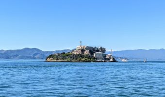 Approaching Alcatraz Island