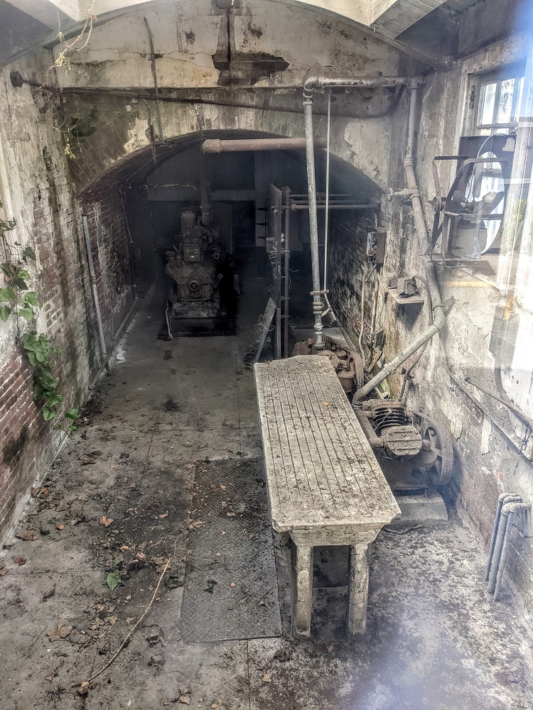 Inside the morgue on Alcatraz