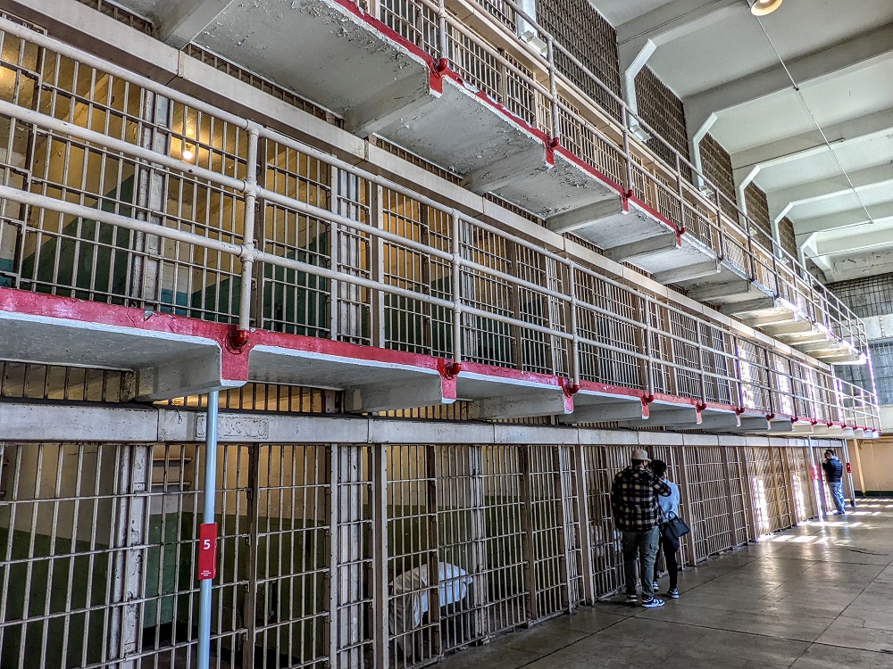 Most desirable cell block at Alcatraz